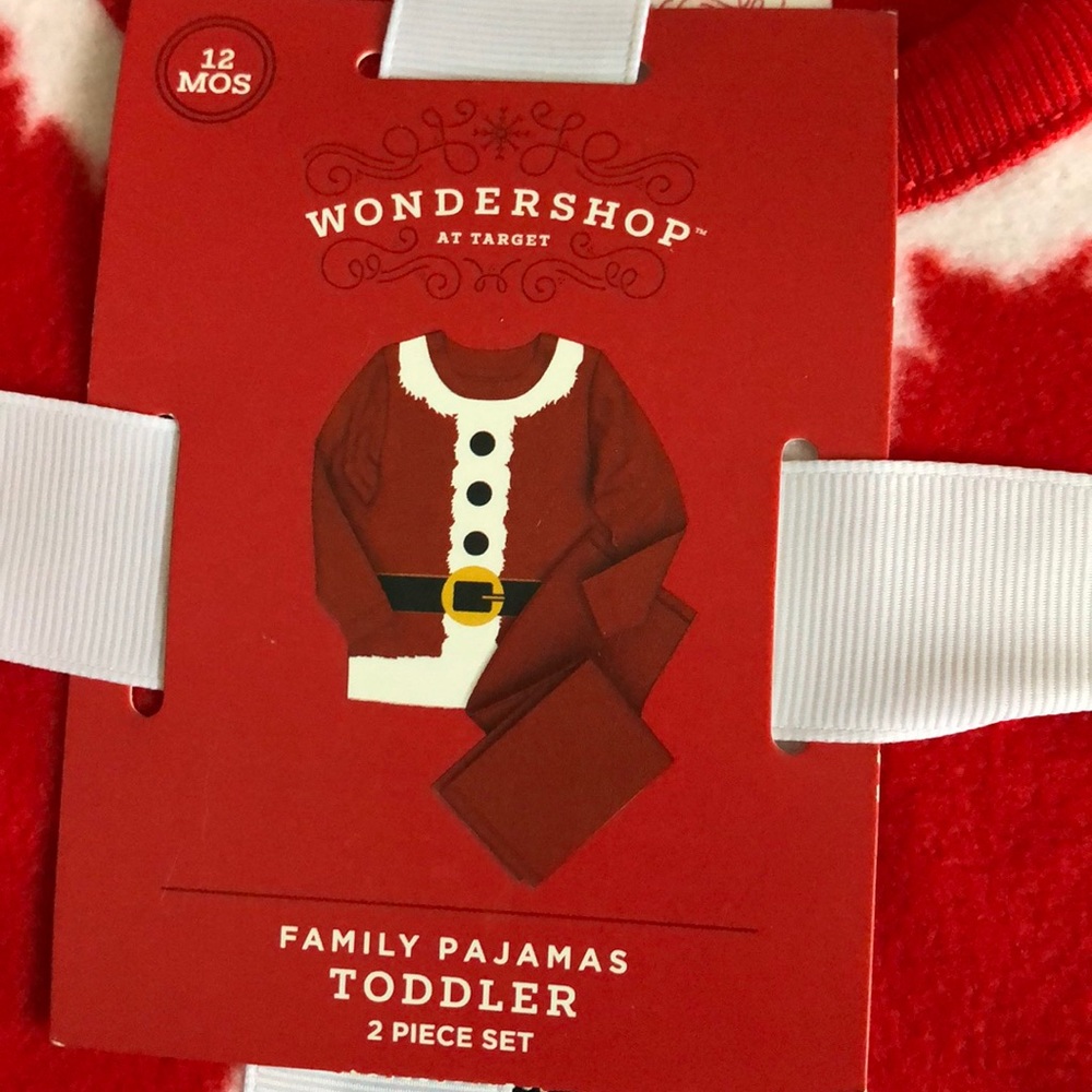 Santa 2pc matching family Xmas pajamas set